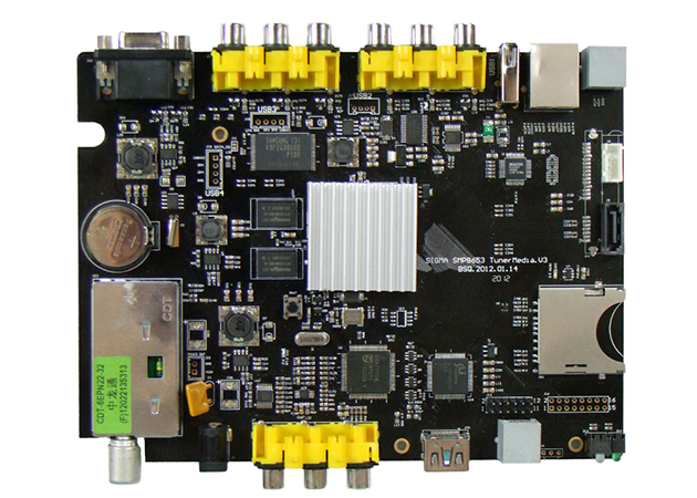 高清网络广告机解码板F2.0（带模拟、数字电视，AV采集）